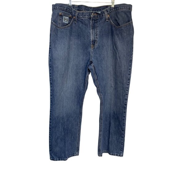 Mens Cinch Blue Jeans 44x30 Relaxed Fit 100% Cotton Denim Straight Leg Made In M - Picture 1 of 6